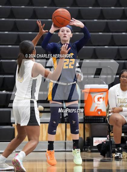Thumbnail 3 in Cypress Ranch vs Conroe (Lady Tiger Booster Hoops Round Robin) photogallery.