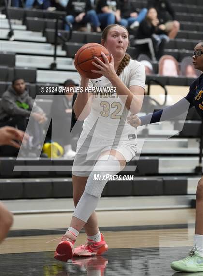 Thumbnail 2 in Cypress Ranch vs Conroe (Lady Tiger Booster Hoops Round Robin) photogallery.