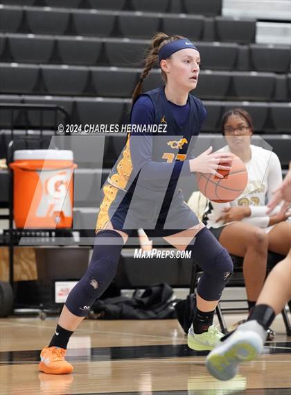 Thumbnail 3 in Cypress Ranch vs Conroe (Lady Tiger Booster Hoops Round Robin) photogallery.