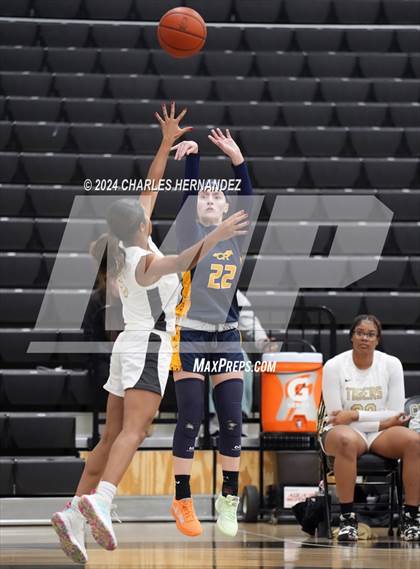 Thumbnail 3 in Cypress Ranch vs Conroe (Lady Tiger Booster Hoops Round Robin) photogallery.