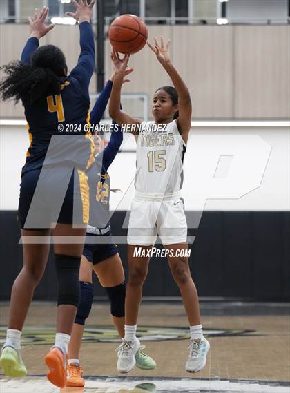 Thumbnail 1 in Cypress Ranch vs Conroe (Lady Tiger Booster Hoops Round Robin) photogallery.