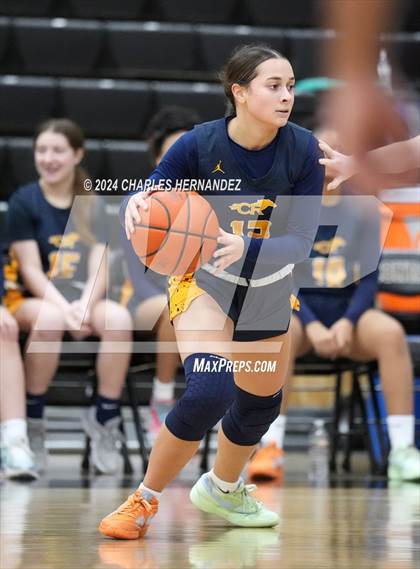 Thumbnail 2 in Cypress Ranch vs Conroe (Lady Tiger Booster Hoops Round Robin) photogallery.