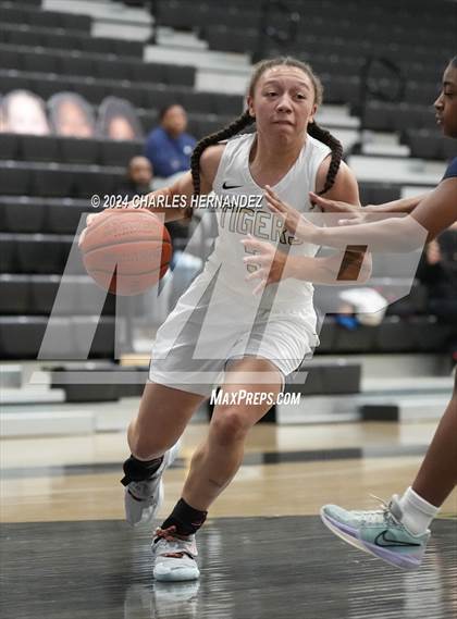 Thumbnail 1 in Cypress Ranch vs Conroe (Lady Tiger Booster Hoops Round Robin) photogallery.