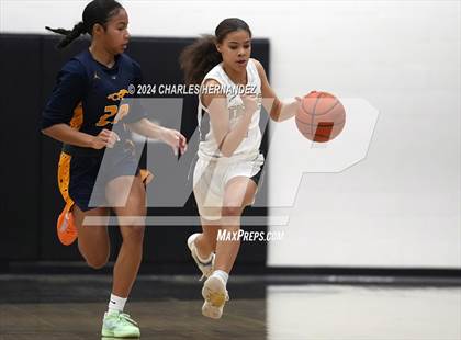 Thumbnail 2 in Cypress Ranch vs Conroe (Lady Tiger Booster Hoops Round Robin) photogallery.