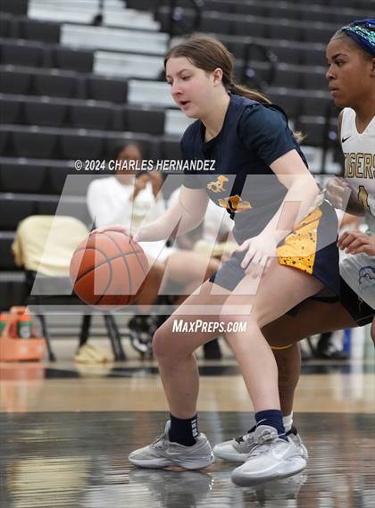Thumbnail 2 in Cypress Ranch vs Conroe (Lady Tiger Booster Hoops Round Robin) photogallery.