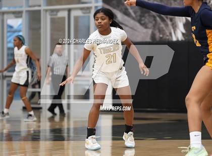 Thumbnail 2 in Cypress Ranch vs Conroe (Lady Tiger Booster Hoops Round Robin) photogallery.