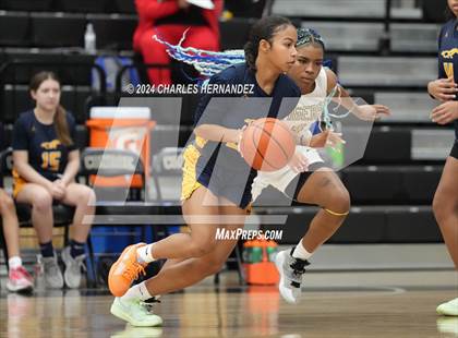 Thumbnail 3 in Cypress Ranch vs Conroe (Lady Tiger Booster Hoops Round Robin) photogallery.