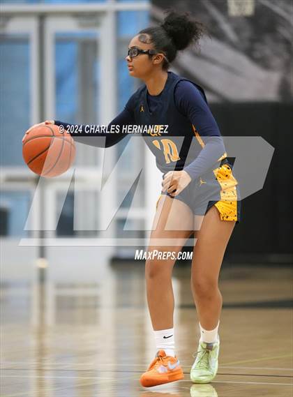 Thumbnail 3 in Cypress Ranch vs Conroe (Lady Tiger Booster Hoops Round Robin) photogallery.