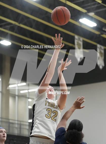 Thumbnail 2 in Cypress Ranch vs Conroe (Lady Tiger Booster Hoops Round Robin) photogallery.