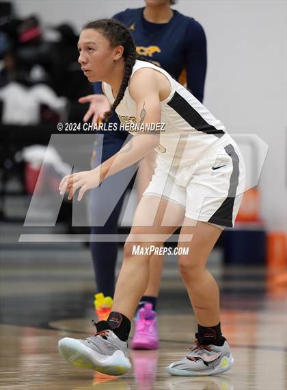 Thumbnail 2 in Cypress Ranch vs Conroe (Lady Tiger Booster Hoops Round Robin) photogallery.