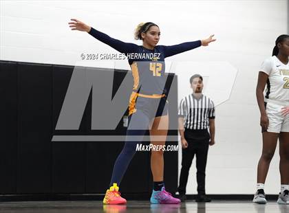 Thumbnail 2 in Cypress Ranch vs Conroe (Lady Tiger Booster Hoops Round Robin) photogallery.