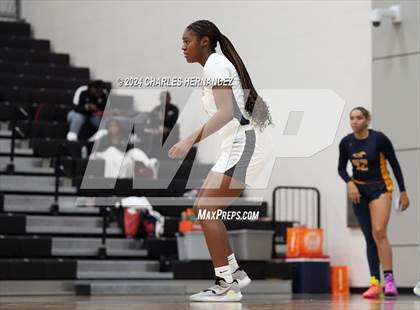 Thumbnail 3 in Cypress Ranch vs Conroe (Lady Tiger Booster Hoops Round Robin) photogallery.