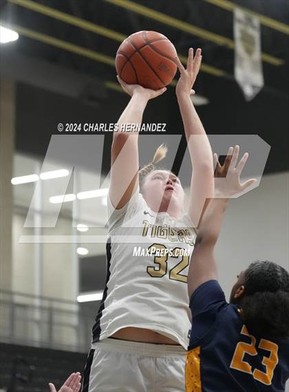 Thumbnail 2 in Cypress Ranch vs Conroe (Lady Tiger Booster Hoops Round Robin) photogallery.