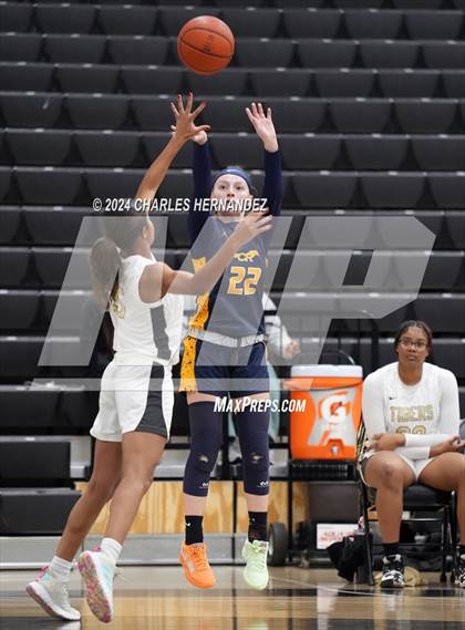 Thumbnail 2 in Cypress Ranch vs Conroe (Lady Tiger Booster Hoops Round Robin) photogallery.