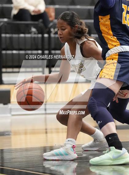 Thumbnail 3 in Cypress Ranch vs Conroe (Lady Tiger Booster Hoops Round Robin) photogallery.