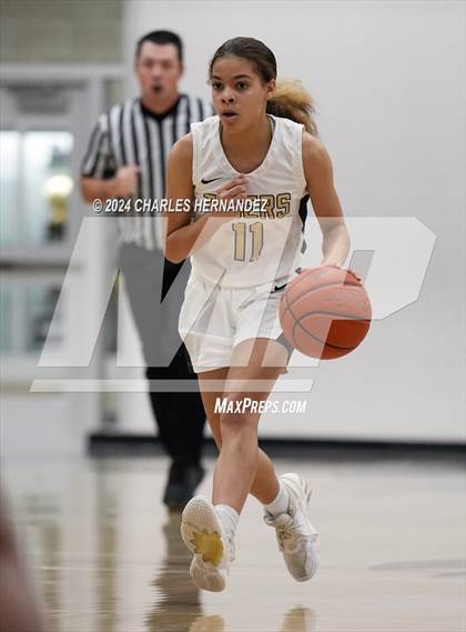 Thumbnail 2 in Cypress Ranch vs Conroe (Lady Tiger Booster Hoops Round Robin) photogallery.