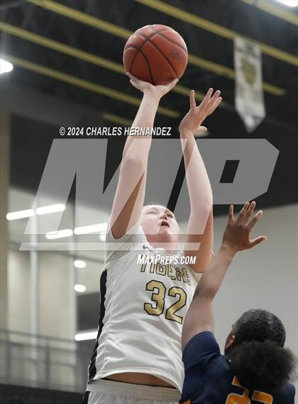 Thumbnail 3 in Cypress Ranch vs Conroe (Lady Tiger Booster Hoops Round Robin) photogallery.