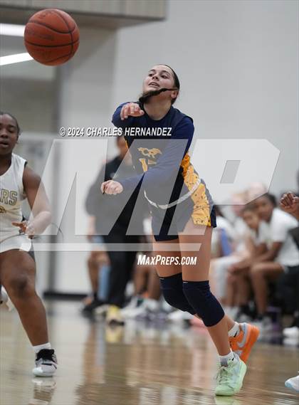 Thumbnail 3 in Cypress Ranch vs Conroe (Lady Tiger Booster Hoops Round Robin) photogallery.