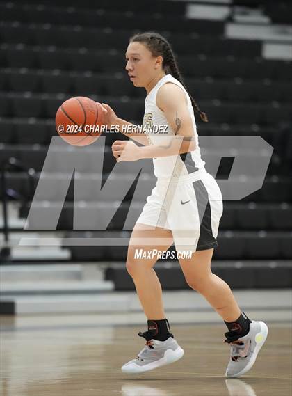 Thumbnail 3 in Cypress Ranch vs Conroe (Lady Tiger Booster Hoops Round Robin) photogallery.