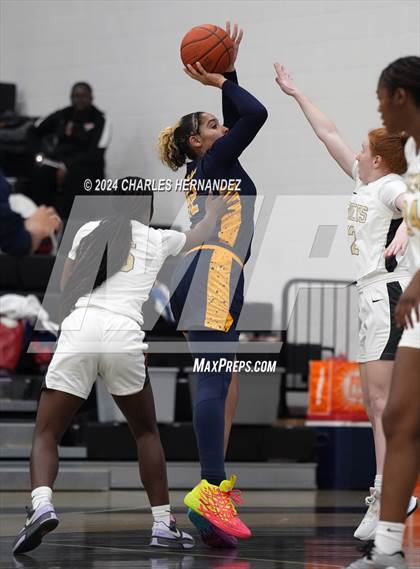 Thumbnail 2 in Cypress Ranch vs Conroe (Lady Tiger Booster Hoops Round Robin) photogallery.