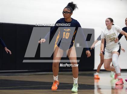 Thumbnail 3 in Cypress Ranch vs Conroe (Lady Tiger Booster Hoops Round Robin) photogallery.