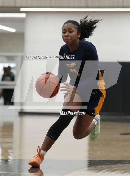 Thumbnail 2 in Cypress Ranch vs Conroe (Lady Tiger Booster Hoops Round Robin) photogallery.