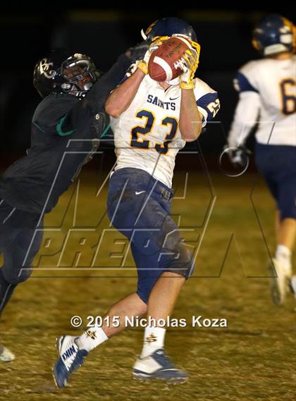Thumbnail 2 in Crean Lutheran vs. Brethren Christian photogallery.