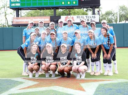 Thumbnail 1 in UIL Softball Finals Teams and Umpires photogallery.