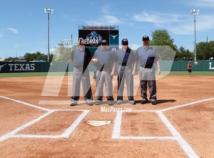 Thumbnail 1 in UIL Softball Finals Teams and Umpires photogallery.