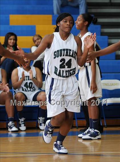 Thumbnail 1 in Clayton vs. Southeast Raleigh (Greater Neuse River Conference Tournament) photogallery.