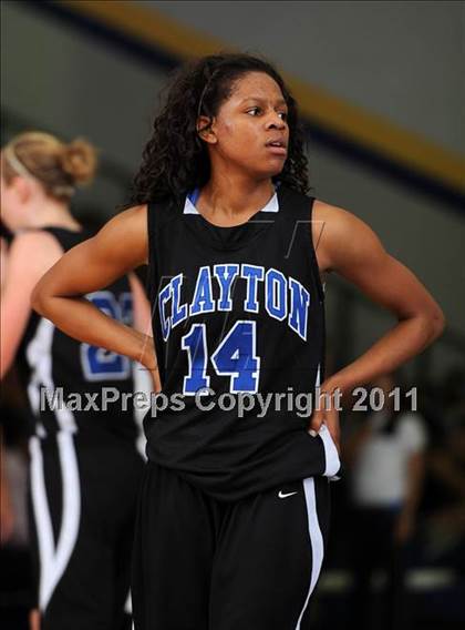 Thumbnail 1 in Clayton vs. Southeast Raleigh (Greater Neuse River Conference Tournament) photogallery.