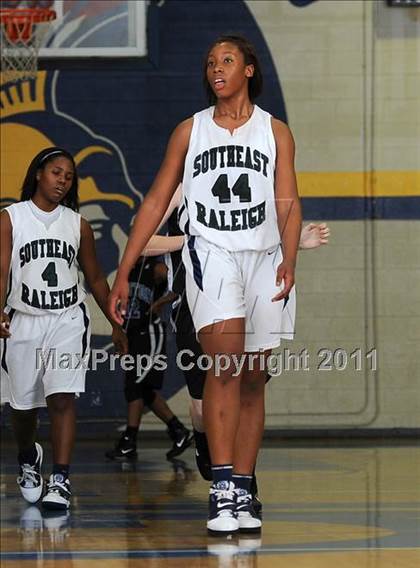 Thumbnail 1 in Clayton vs. Southeast Raleigh (Greater Neuse River Conference Tournament) photogallery.