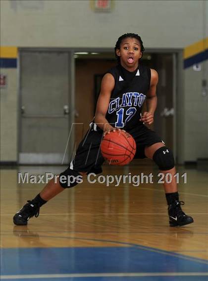 Thumbnail 2 in Clayton vs. Southeast Raleigh (Greater Neuse River Conference Tournament) photogallery.