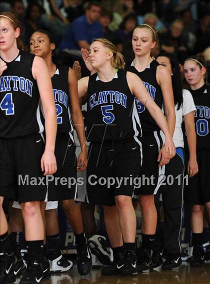 Thumbnail 1 in Clayton vs. Southeast Raleigh (Greater Neuse River Conference Tournament) photogallery.