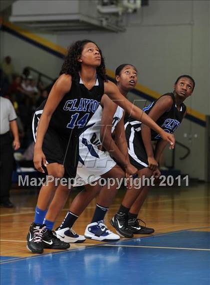 Thumbnail 3 in Clayton vs. Southeast Raleigh (Greater Neuse River Conference Tournament) photogallery.