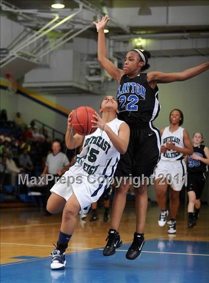 Thumbnail 2 in Clayton vs. Southeast Raleigh (Greater Neuse River Conference Tournament) photogallery.
