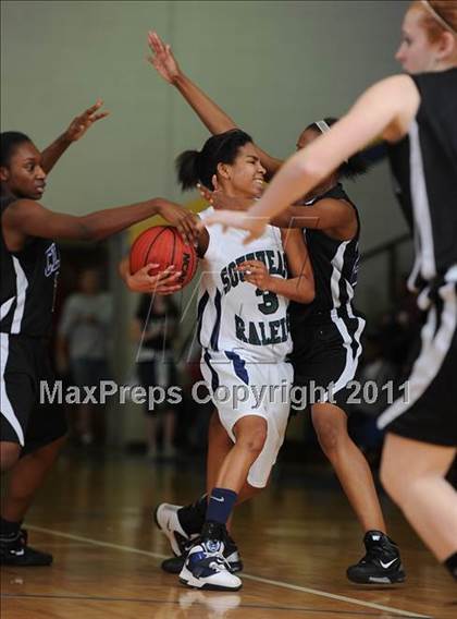 Thumbnail 1 in Clayton vs. Southeast Raleigh (Greater Neuse River Conference Tournament) photogallery.