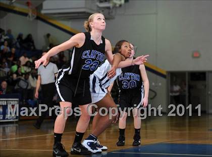 Thumbnail 2 in Clayton vs. Southeast Raleigh (Greater Neuse River Conference Tournament) photogallery.