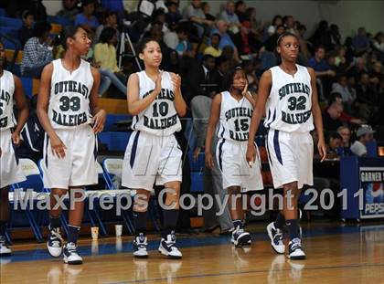 Thumbnail 3 in Clayton vs. Southeast Raleigh (Greater Neuse River Conference Tournament) photogallery.