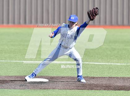 Thumbnail 3 in Lake Country Christian vs Nolan Catholic (McLain/Cowart Invitational) photogallery.