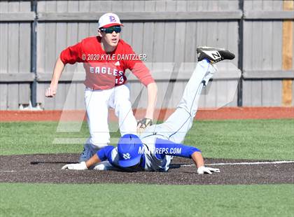 Thumbnail 1 in Lake Country Christian vs Nolan Catholic (McLain/Cowart Invitational) photogallery.