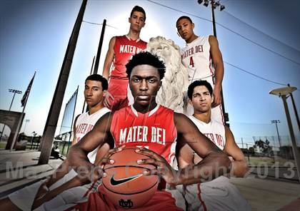 Thumbnail 1 in Mater Dei (Preseason Top 10 Photo Shoot) photogallery.