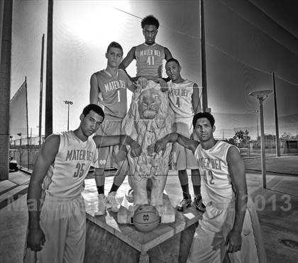 Thumbnail 2 in Mater Dei (Preseason Top 10 Photo Shoot) photogallery.