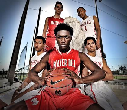 Thumbnail 3 in Mater Dei (Preseason Top 10 Photo Shoot) photogallery.