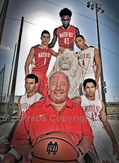 Thumbnail 3 in Mater Dei (Preseason Top 10 Photo Shoot) photogallery.
