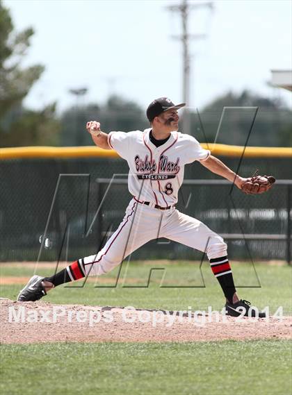 Thumbnail 3 in Bishop Ward vs. Russell/Victoria (KSHSAA 4A  D2 Quarterfinal) photogallery.