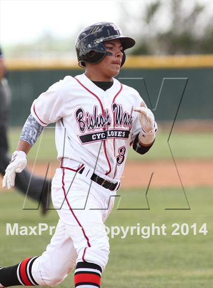 Thumbnail 3 in Bishop Ward vs. Russell/Victoria (KSHSAA 4A  D2 Quarterfinal) photogallery.