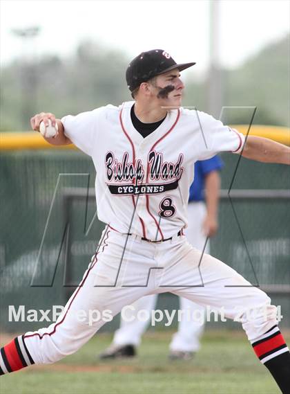 Thumbnail 1 in Bishop Ward vs. Russell/Victoria (KSHSAA 4A  D2 Quarterfinal) photogallery.