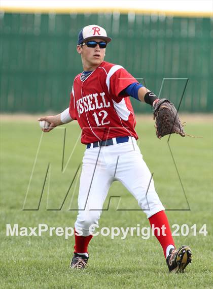 Thumbnail 1 in Bishop Ward vs. Russell/Victoria (KSHSAA 4A  D2 Quarterfinal) photogallery.