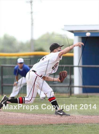 Thumbnail 3 in Bishop Ward vs. Russell/Victoria (KSHSAA 4A  D2 Quarterfinal) photogallery.